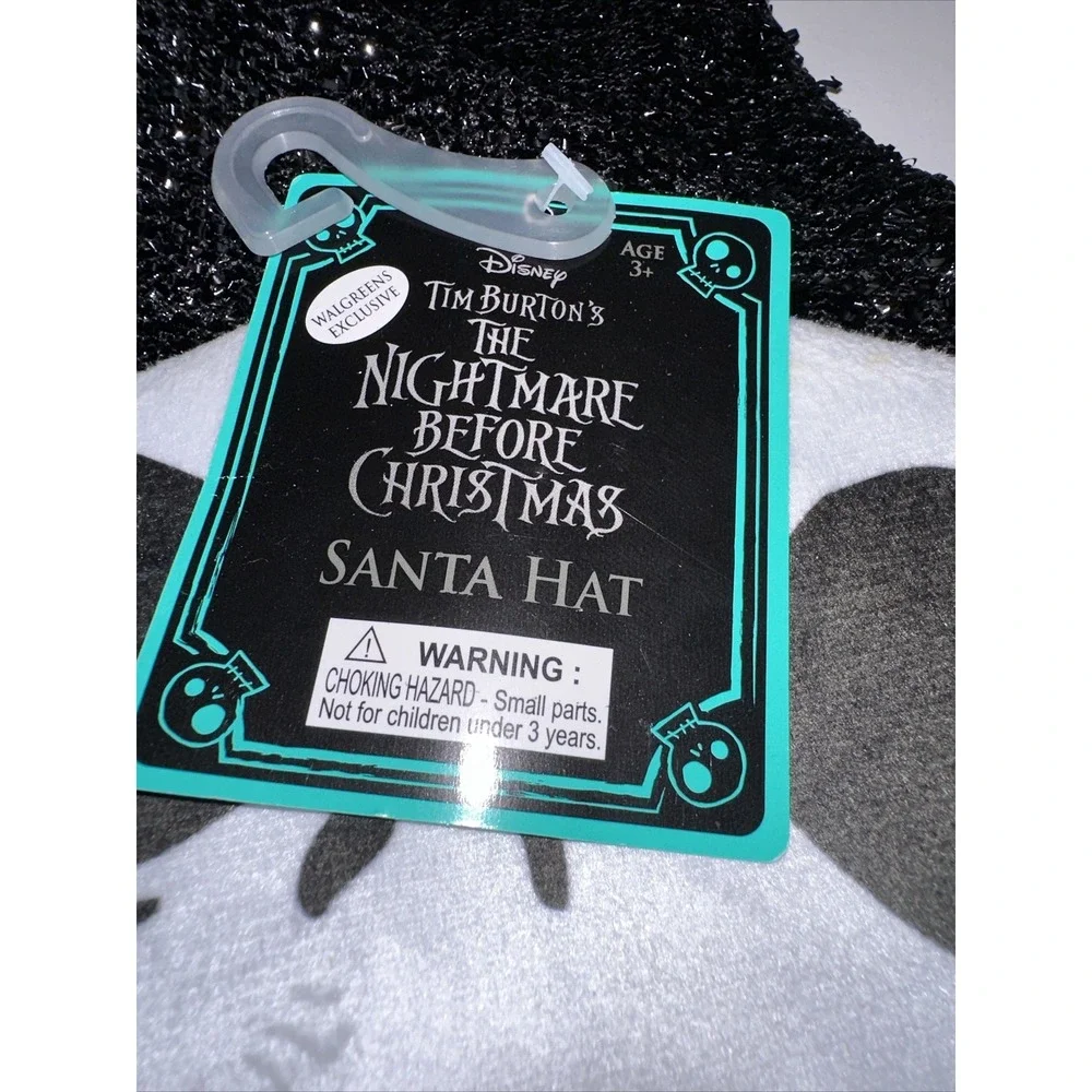 Disney Nightmare Before Christmas Jack Skellington Santa Hat Walgreens Exclusive